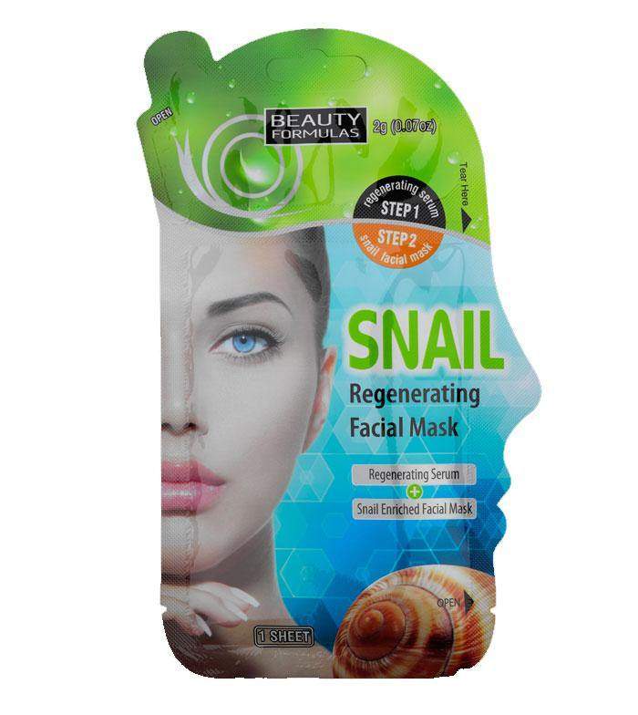Beauty Formulas Snail Regenerating Facial Mask