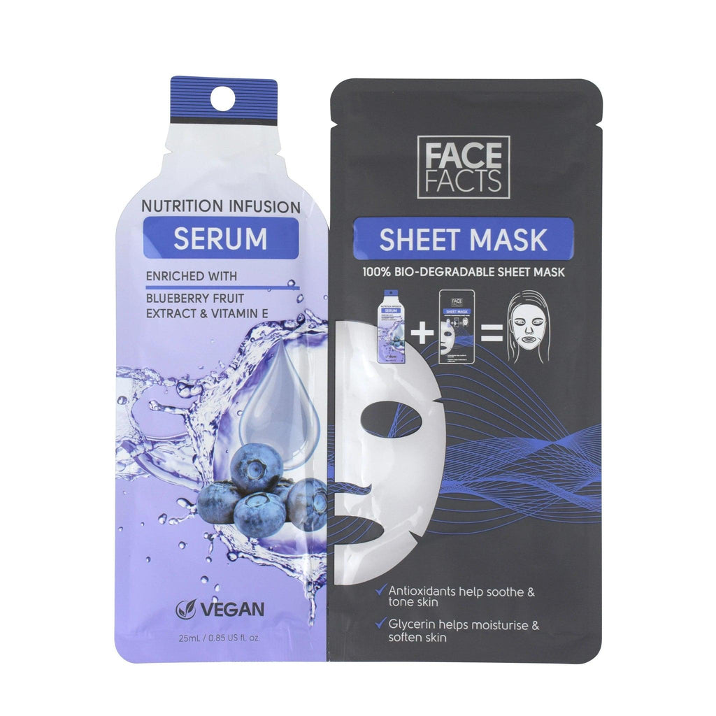 Face Facts Serum Sheet Mask Nutrition Infusion