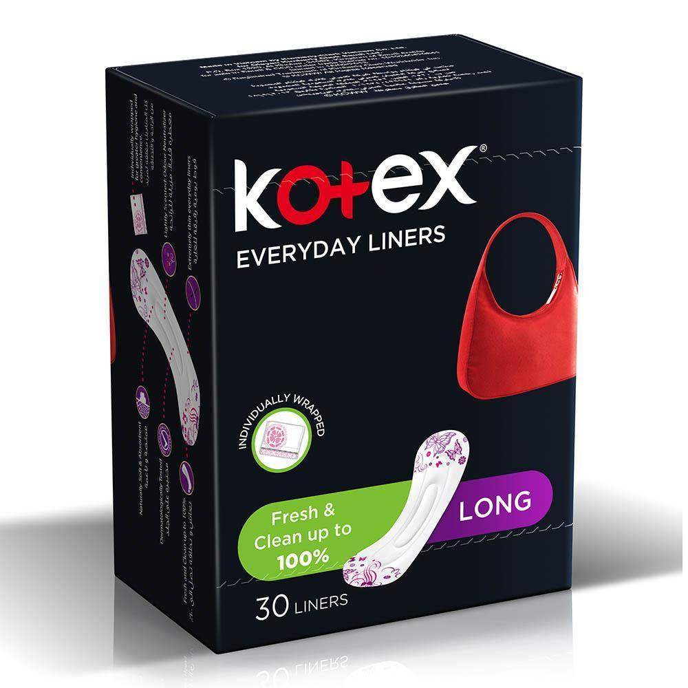 Kotex Liners Long Folded Scented 30