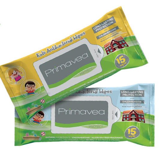 Primavea Natural Kids Antibacterial Wipes
